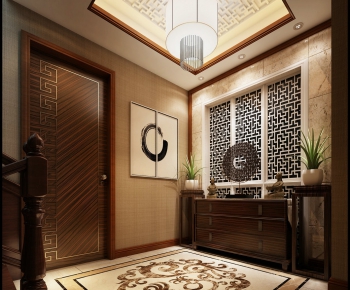 New Chinese Style Hallway-ID:178261846