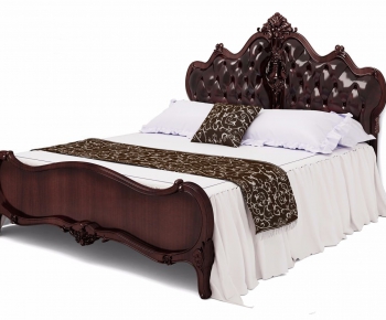 American Style Double Bed-ID:134777423