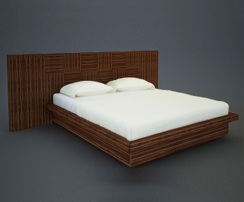 Modern Double Bed-ID:330131739