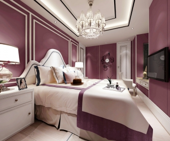 Simple European Style Bedroom-ID:538460858