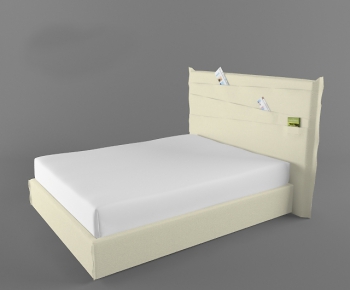 European Style Double Bed-ID:262242973