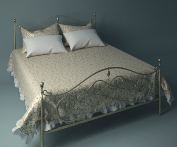 European Style Double Bed-ID:376478465