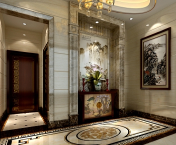 New Chinese Style Hallway-ID:197920139