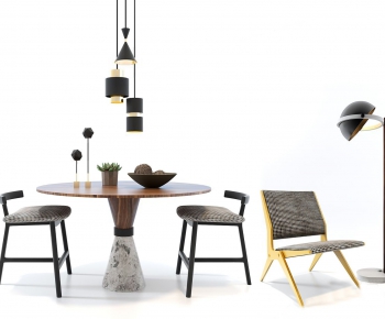 Nordic Style Dining Table And Chairs-ID:647107633