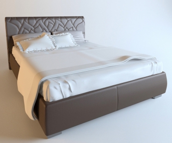 Modern Double Bed-ID:645944383