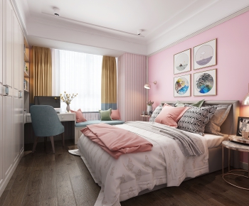 Simple European Style Bedroom-ID:920246718