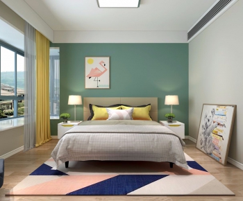 Nordic Style Bedroom-ID:708284488