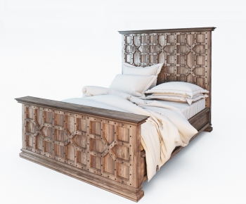 European Style Double Bed-ID:963828114