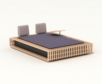 Modern Double Bed-ID:589096443