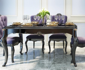New Classical Style Dining Table And Chairs-ID:224365111