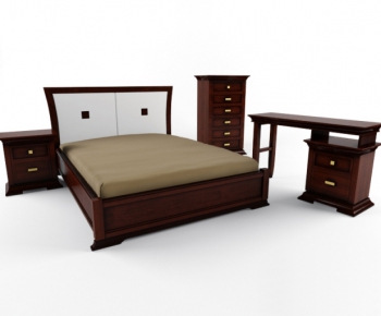 Modern Double Bed-ID:657896817