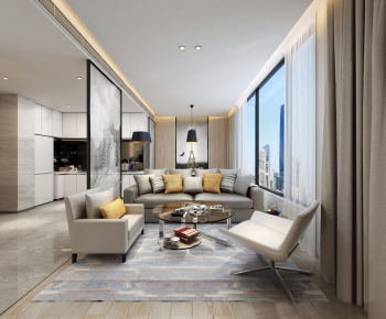 Modern A Living Room-ID:565506143