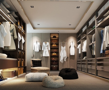 Modern Nordic Style Clothes Storage Area-ID:670147458