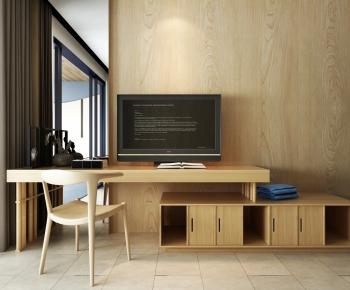 Nordic Style Computer Desk And Chair-ID:113065438