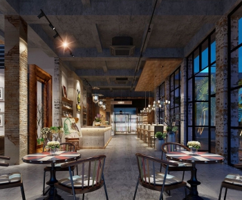 Industrial Style Cafe-ID:384456612