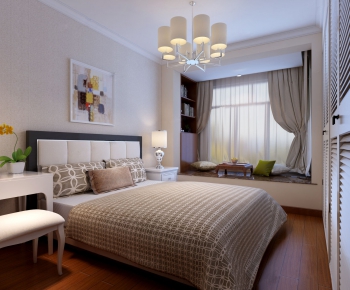 New Chinese Style Bedroom-ID:893060332
