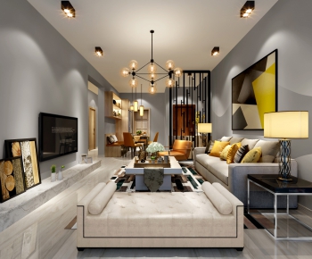 Modern A Living Room-ID:342508328