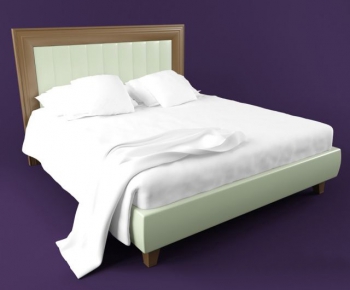 Modern Double Bed-ID:899597955