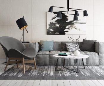 Modern Nordic Style Sofa Combination-ID:329641513