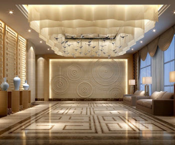 New Chinese Style Lobby Hall-ID:363318933