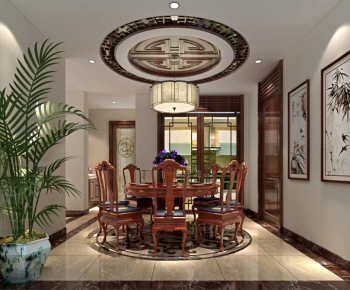 Chinese Style Dining Room-ID:854202863