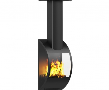 Modern Industrial Style Fireplace-ID:220330597