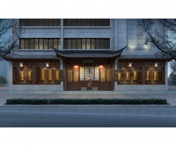 Chinese Style Facade Element-ID:445678357