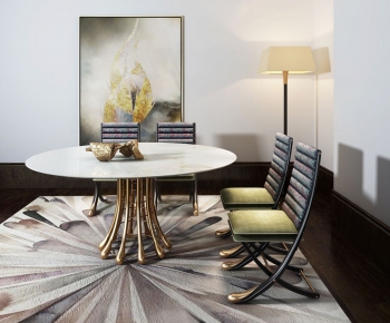 Modern Dining Table And Chairs-ID:289703781