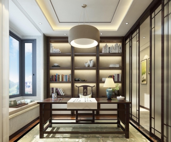 New Chinese Style Study Space-ID:983778755