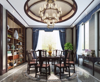 New Chinese Style Dining Room-ID:842219779