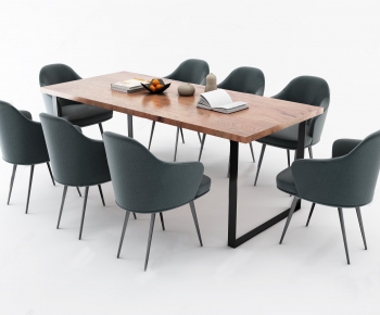 Modern Dining Table And Chairs-ID:980996936