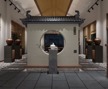 New Chinese Style Exhibition Hall-ID:180271574