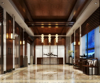 New Chinese Style Lobby Hall-ID:962012962