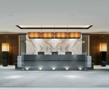 New Chinese Style Lobby Hall-ID:750664781