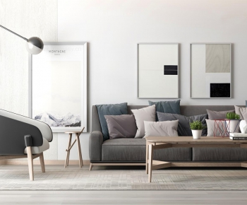 Modern Nordic Style Sofa Combination-ID:536234587