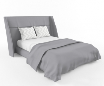 Modern Double Bed-ID:331369276