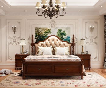 American Style Double Bed-ID:670267619