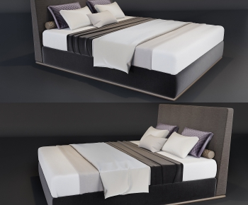 Modern Double Bed-ID:297206725