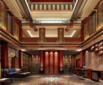Chinese Style New Chinese Style Lobby Hall-ID:219030888