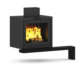 Modern Industrial Style Fireplace-ID:560163758