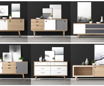 Modern Nordic Style TV Cabinet-ID:711584243