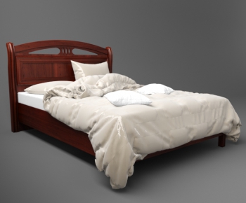 European Style Double Bed-ID:495924963