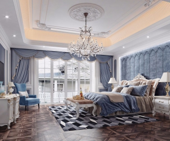 European Style Classical Style Bedroom-ID:458392823