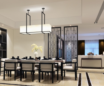 New Chinese Style Dining Room-ID:915698448
