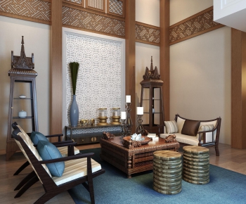 Southeast Asian Style A Living Room-ID:202893679