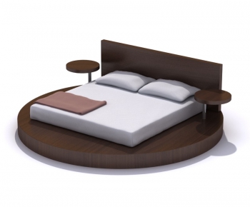 Modern Double Bed-ID:784697131