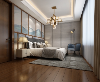 New Chinese Style Bedroom-ID:150172321