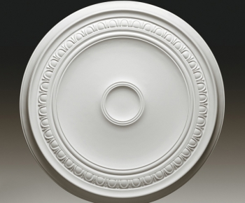 European Style Plaster Carved Top Plate-ID:250453668