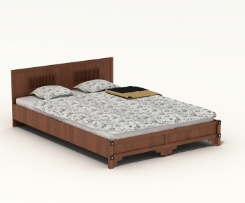 Modern Double Bed-ID:656023151