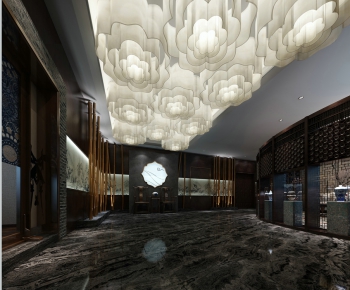 New Chinese Style Lobby Hall-ID:437683789